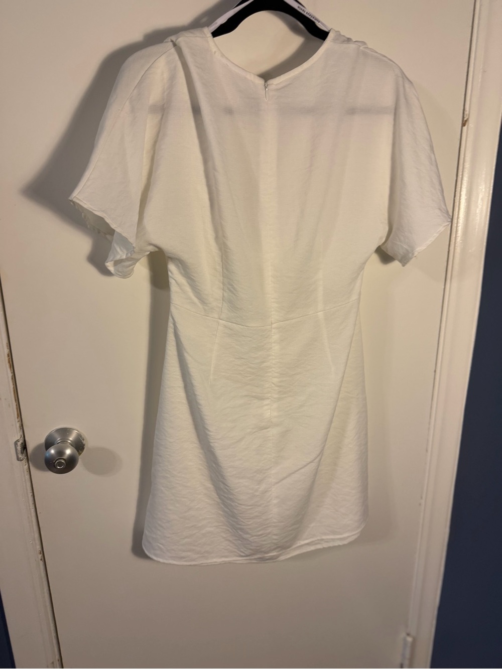 Somedays Lovin Ivory Tie-Front Short Sleeve dress Medium - Picture 6 of 6